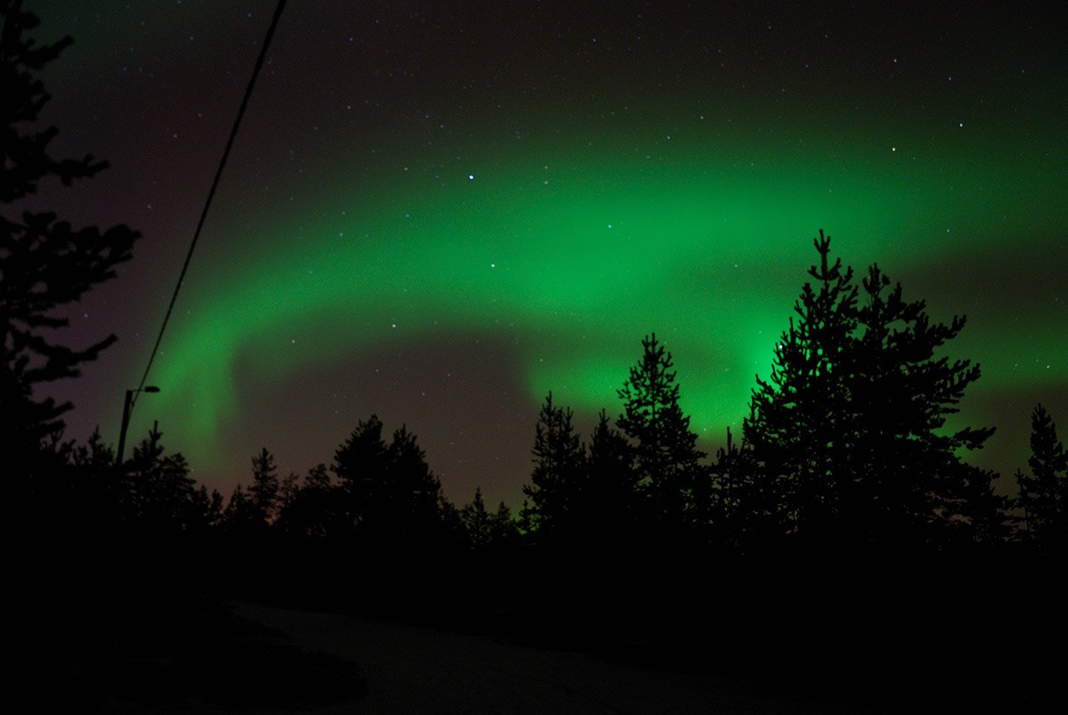 Northern Lights at Väiskin Laavu - Gerald Zojer's Blog