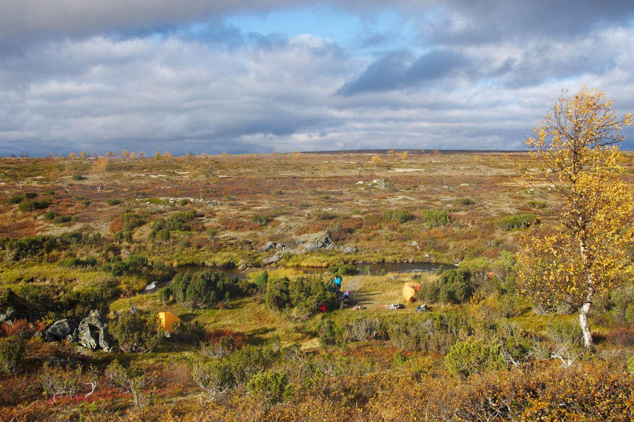 Campsite at Suomajoki
