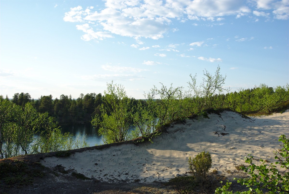 Sand dunes and Lakes