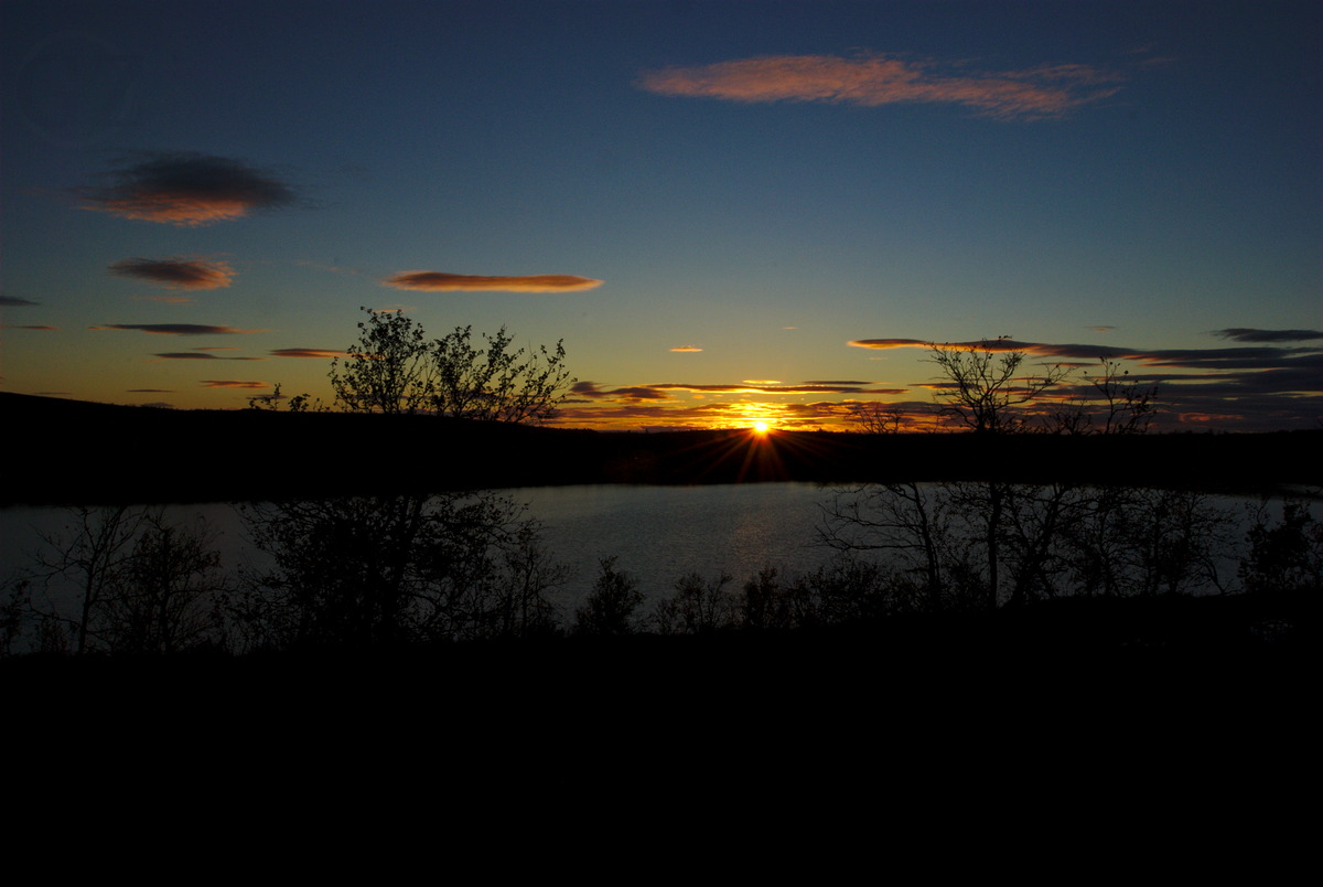 Sun Set at Olkojärvi