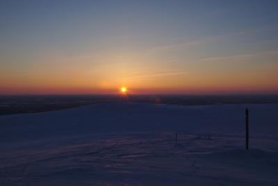 Sunset on Pyhäkero
