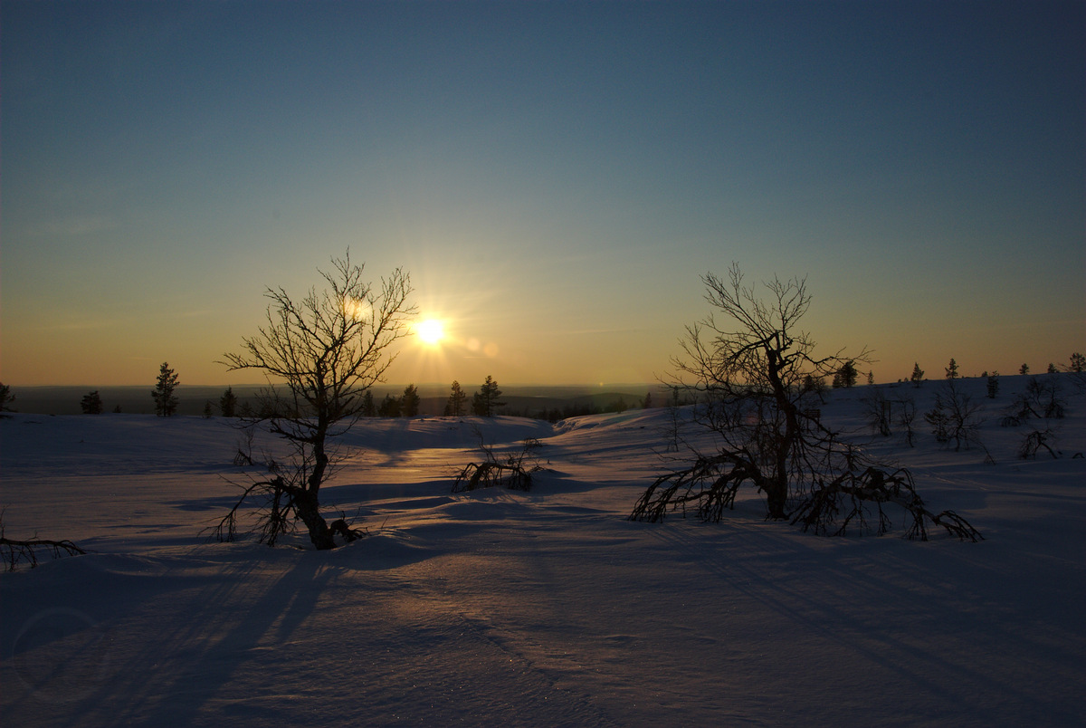 Sunset on Pyhäkero