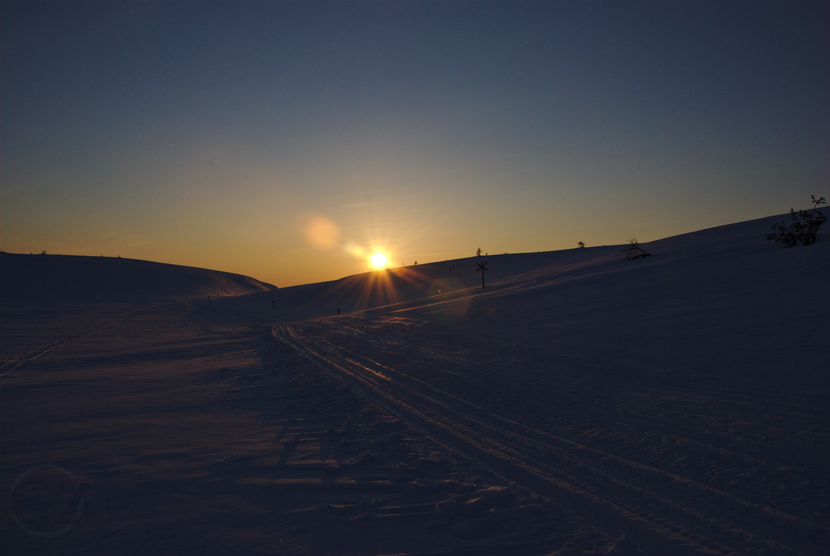 Sunset on Pyhäkero