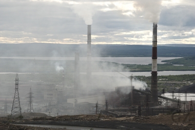 Nickel smelter in Nikel