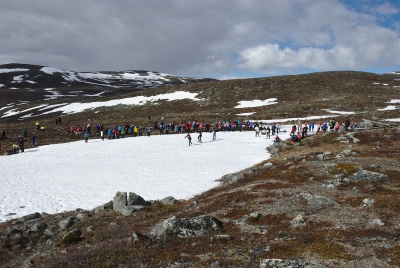 Midsummer Skiing