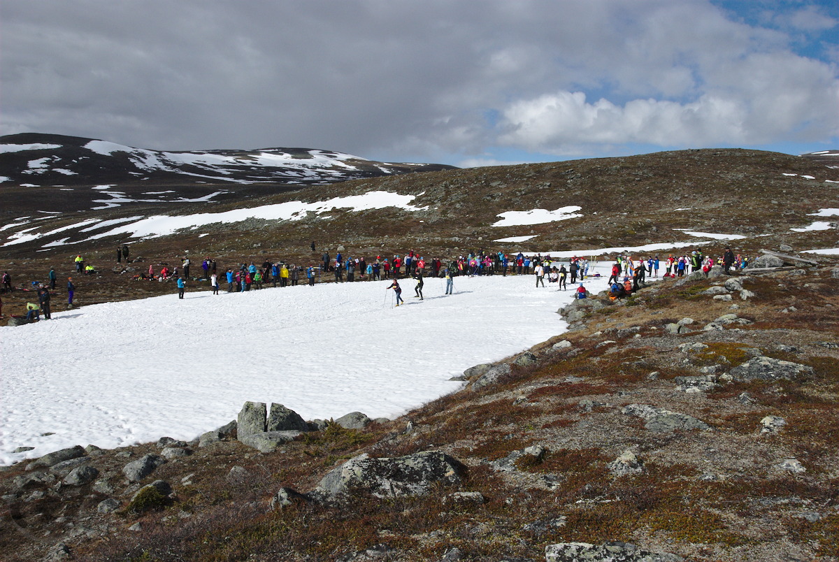 Midsummer Skiing