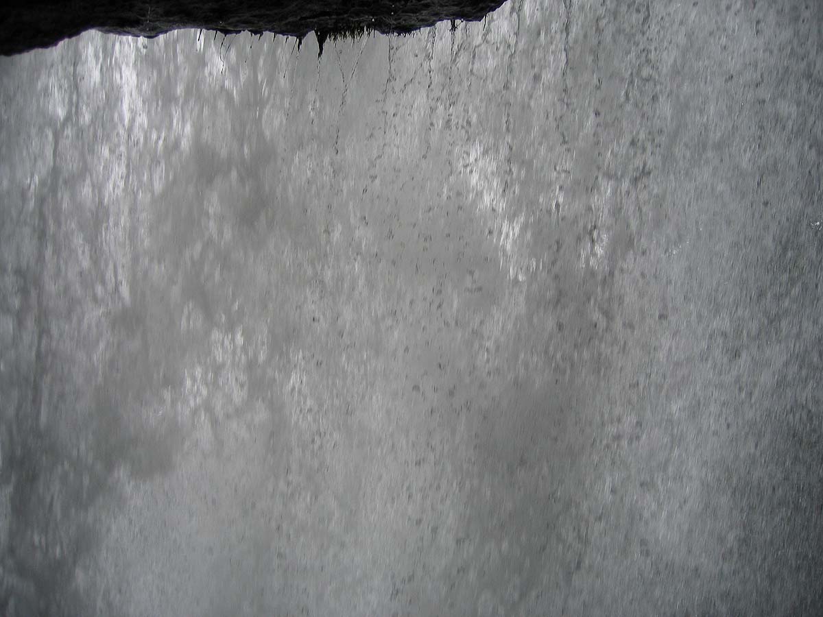 Behind the Giessbach Falls