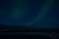 Northern lights and shooting star