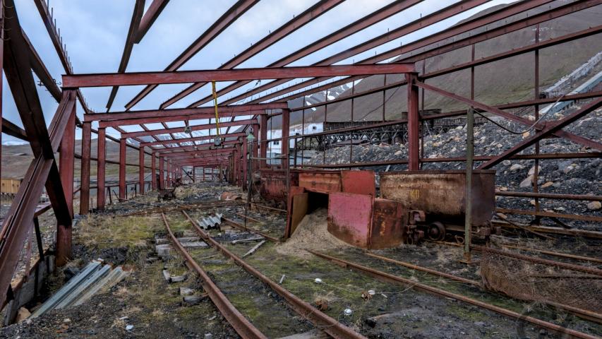 railway of abandoes mining site