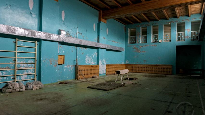 anadoned sports hall